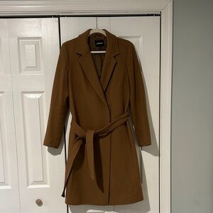 Express Brown Women's Pea Coat